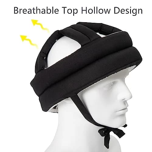 Cepairng Breathable Protective Hat for Falls, Seniors Safety Cap 50-65cm | Shock Absorption & Adjustable Fit thumbnail 4