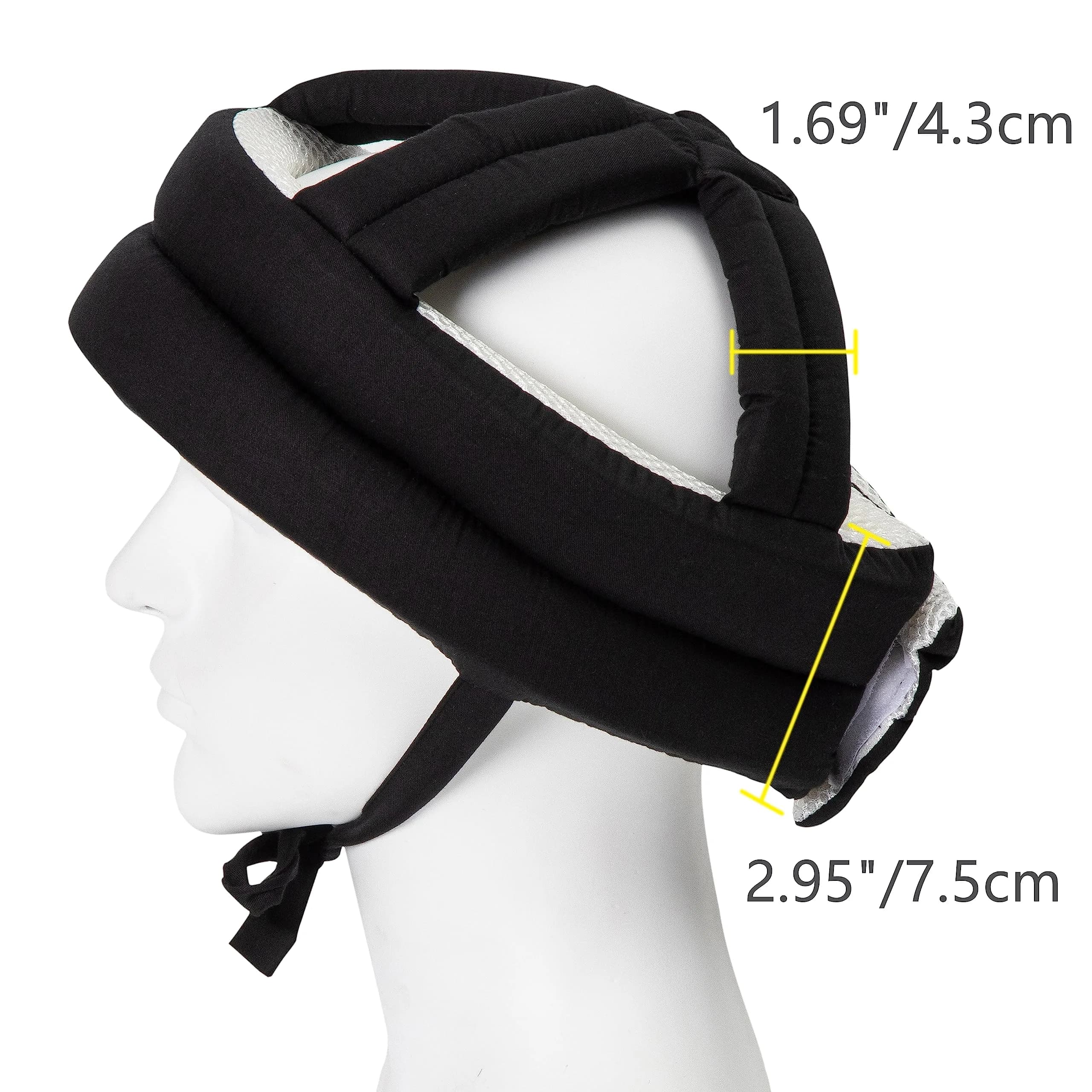 Cepairng Breathable Protective Hat for Falls, Seniors Safety Cap 50-65cm | Shock Absorption & Adjustable Fit - view 5