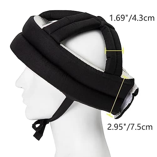 Cepairng Breathable Protective Hat for Falls, Seniors Safety Cap 50-65cm | Shock Absorption & Adjustable Fit thumbnail 5