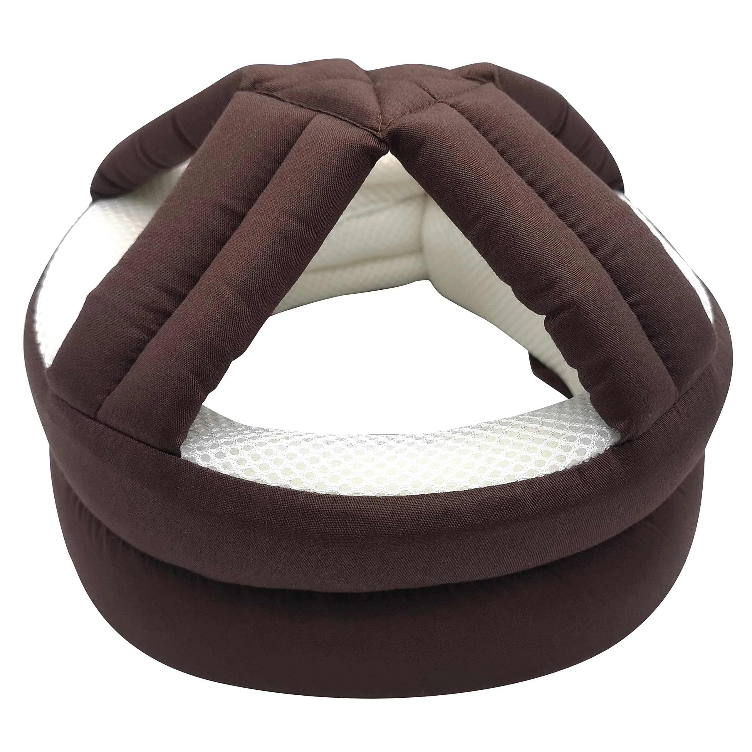Cepairng Coffee Mesh Inner Breathable Protective Hat for Falls, Seniors Safety Cap - main product image