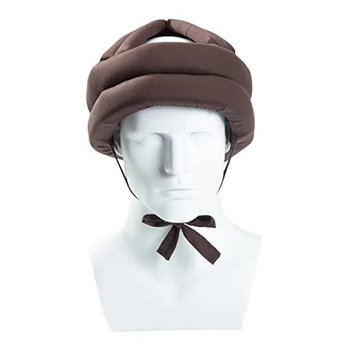 Cepairng Breathable Elderly Protective Hat, Adjustable Safety Cap for Falls, Epilepsy Head Protection, 50-65cm Circumference (Coffee) thumbnail 6
