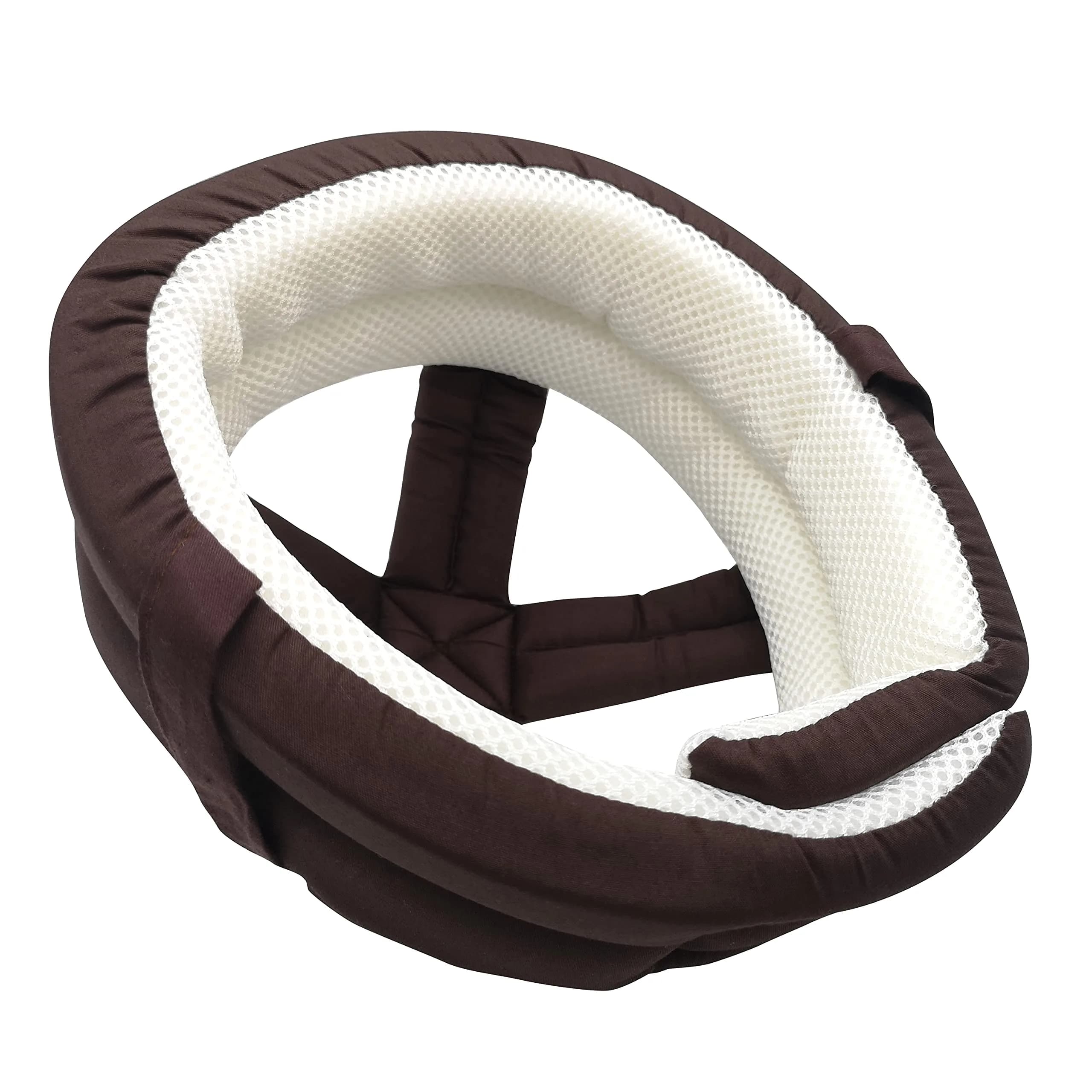 Cepairng Coffee Mesh Inner Breathable Protective Hat for Falls, Seniors Safety Cap - view 2