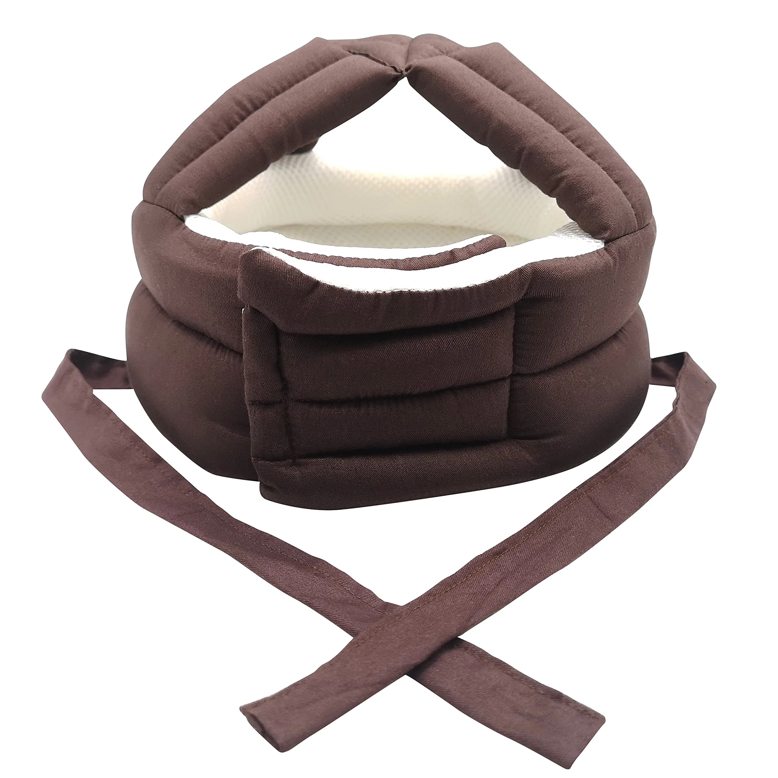 Cepairng Coffee Mesh Inner Breathable Protective Hat for Falls, Seniors Safety Cap - view 3