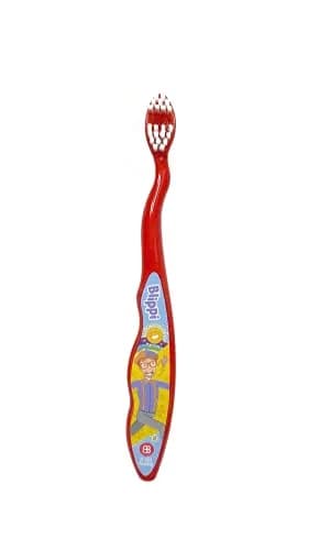 Brush Buddies Blippi Kids Toothbrush with Travel Cap | Soft Bristle, Multicolor, 2 Count thumbnail 6