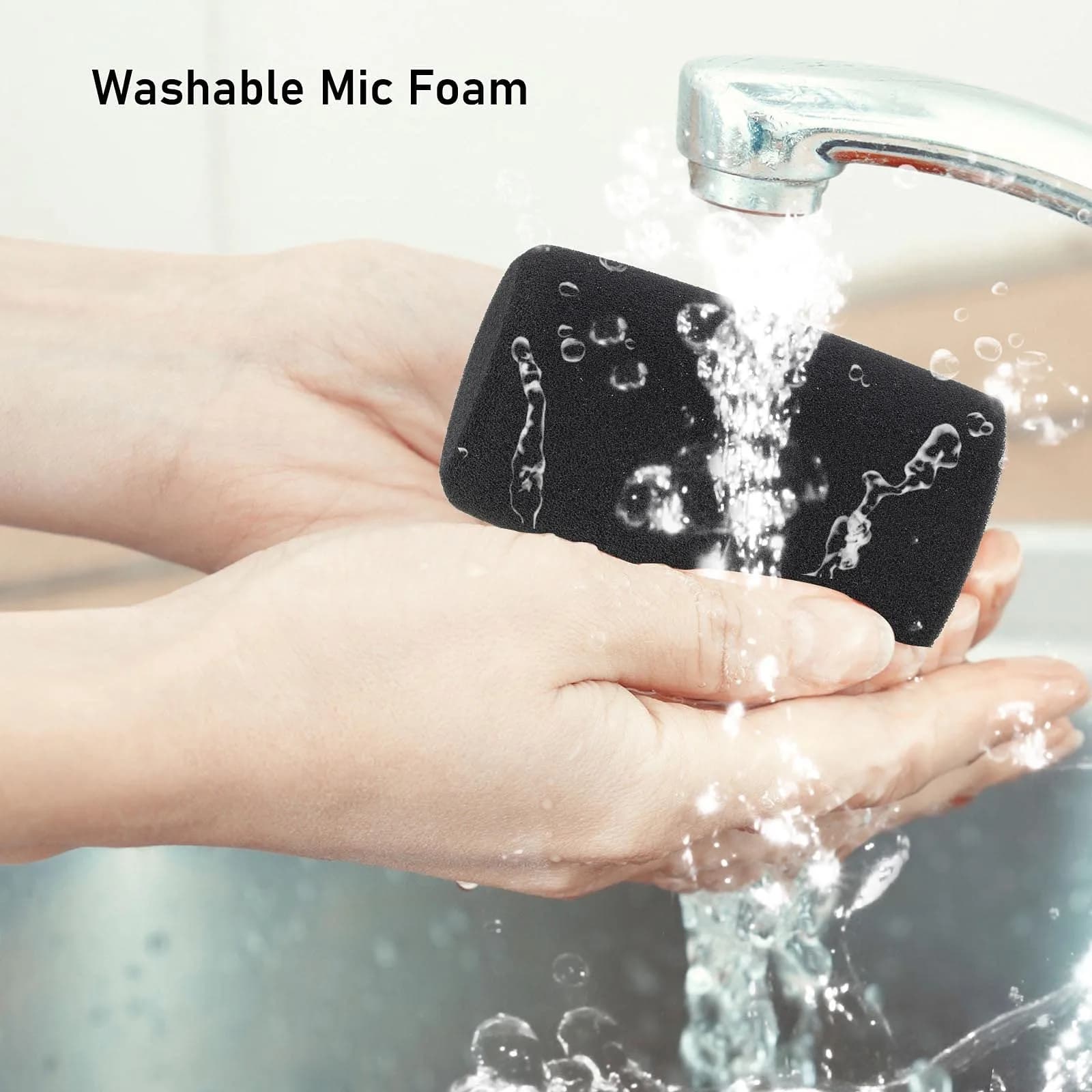 LEFXMOPHY SM7B Microphone Foam Windscreen for Shure SM7B/SM7dB | Black 1-Pack - view 6