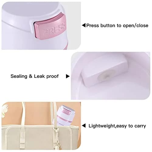 Pretty memory Lash Glue Holder for Eyelash Extensions | 3-8pcs Capacity, Airtight & Moisture-Proof Container thumbnail 5