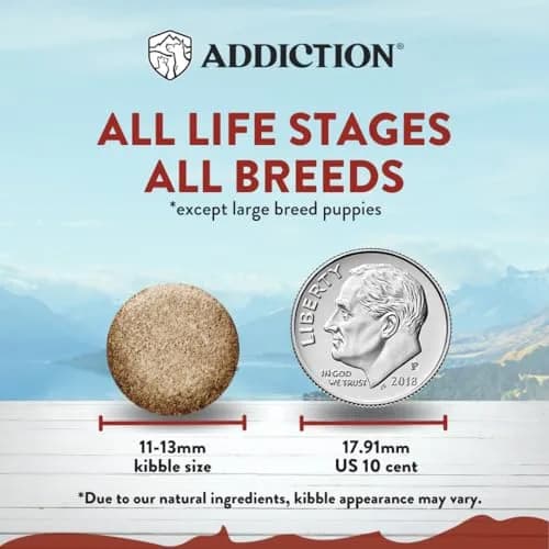 Addiction Viva La Venison Dog Food – Grain-Free Dry Dog Food with Novel Protein & Prebiotics, No Chicken, Beef, or Turkey – Made in New Zealand 4lb thumbnail 3