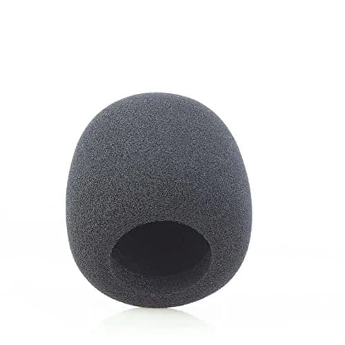 LEFXMOPHY SM58 Windscreen, Mic Foam Replacement for Shure SM58 SM48 Vocal Microphone Pop Filter, Black Noise-cancellation Windsock Cover 3-pack thumbnail 5