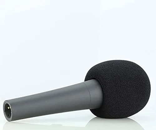 LEFXMOPHY SM58 Windscreen, Mic Foam Replacement for Shure SM58 SM48 Vocal Microphone Pop Filter, Black Noise-cancellation Windsock Cover 3-pack thumbnail 2