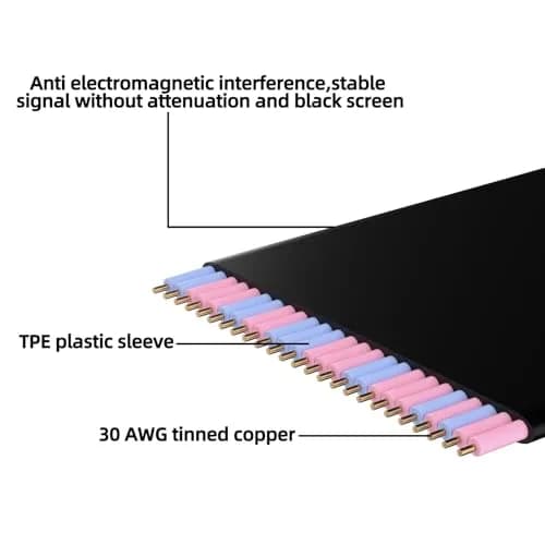 HAOYEXIN PCIE 3.0 X16 Extension Cable 15cm (5.9 inches) | Right Angle Connector for Vertical Installation thumbnail 6