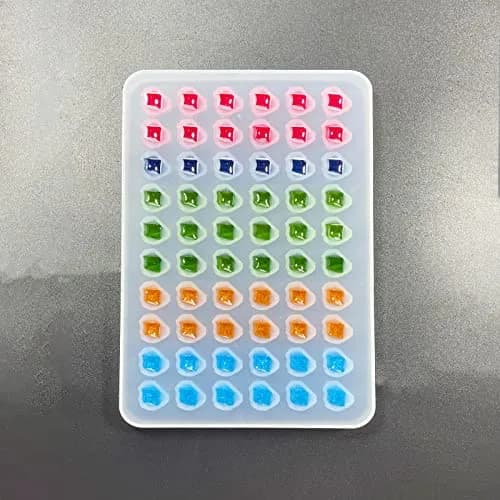 AMZTOART 60-Hole Crystal Stone Resin Mold | 19.05cm x 12.19cm (7.5 x 4.8 inches) thumbnail 7