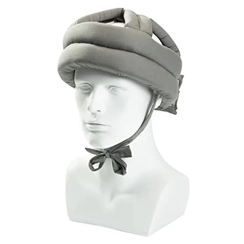 Cepairng Breathable Protective Hat for Falls, Gray Mesh Inner, 50-65cm (19.7"-25.6") | Shock Absorption for Elderly & Adults thumbnail 6