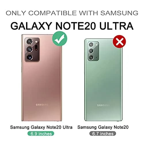 Dexnor Rose Gold 5G Case for Samsung Galaxy Note 20 Ultra 6.9 inches | Built-in Screen Protector & Kickstand thumbnail 2