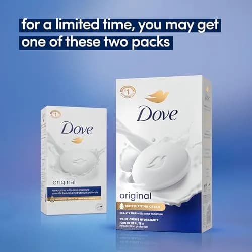 Dove Original Beauty Bar Soap 3.75 oz (106 g) Pack of 24 | Dermatologist Recommended Gentle Cleanser thumbnail 2