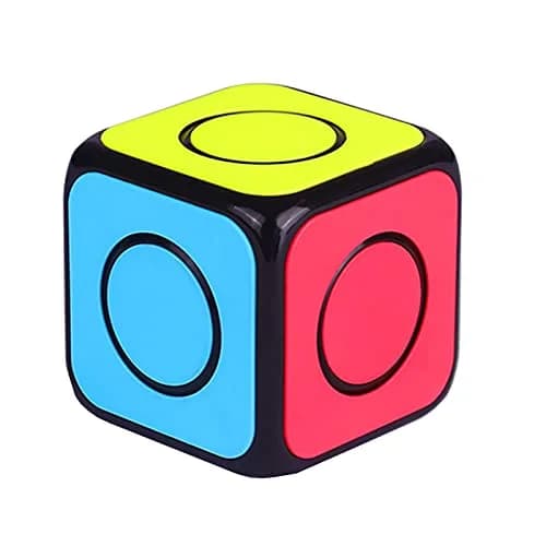 Cuberspeed QY Toys 1x1x1 Speed Cube 02 Black | Fidget Puzzle for Kids & Adults thumbnail 2