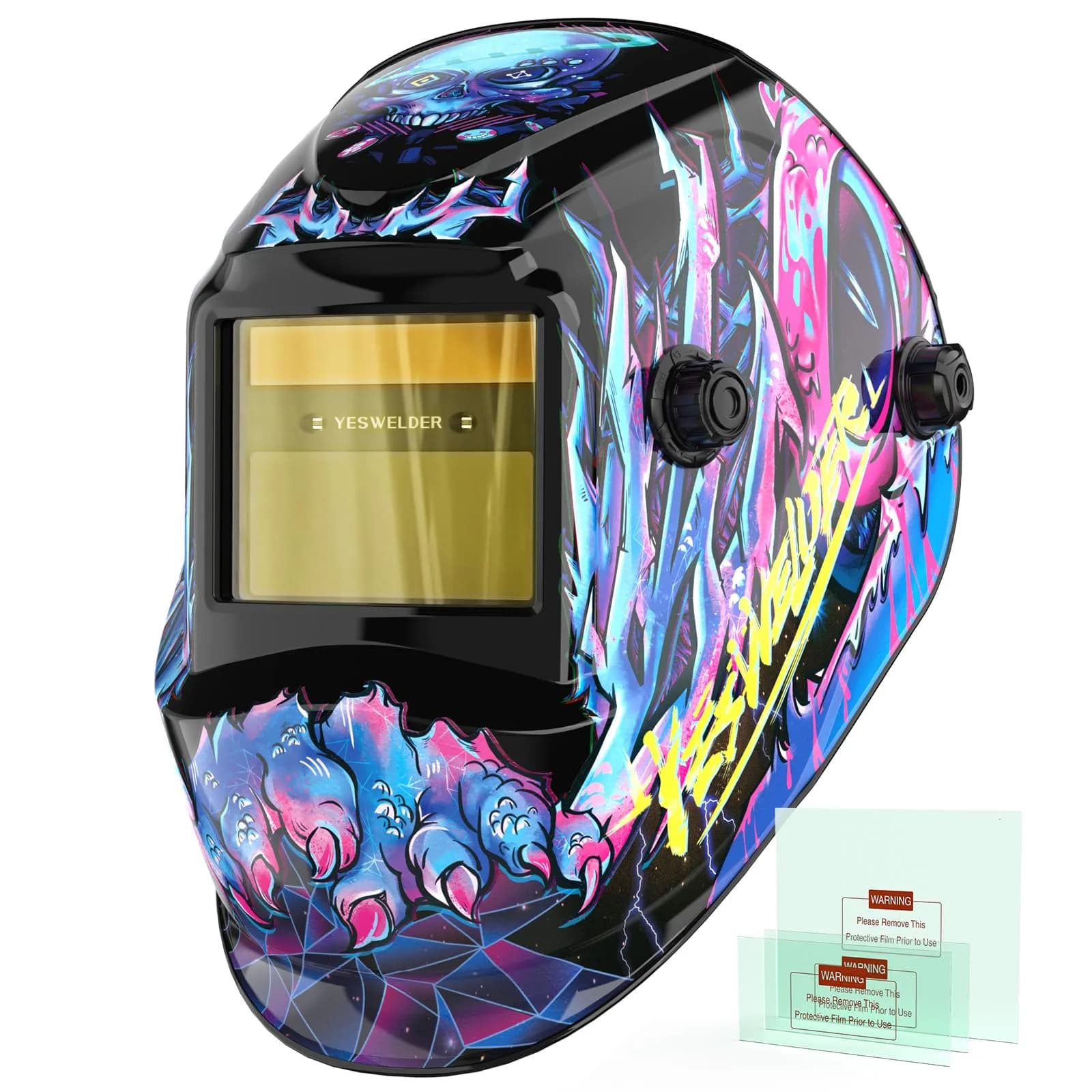 YESWELDER Auto Darkening Welding Helmet LYG-L600A True Color 1/1/1/1 Optical Clarity | ANSI Z87.1 Certified - main product image