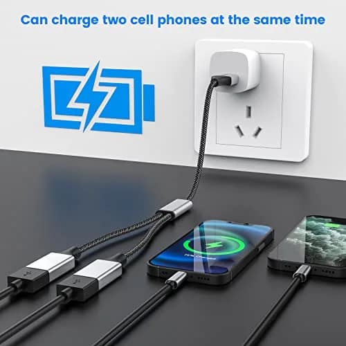 MOGOOD Dual USB 2.0 Port Extender Hub with Aluminum & Nylon Braided Cable | 480 Mbps Data Transfer thumbnail 4