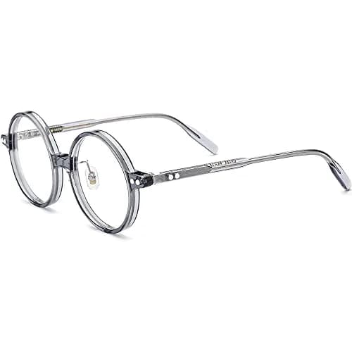 HEPIDEM Vintage Round Optical Glasses Frame 50mm (24mm Bridge) | Authentic Acetate Eyewear Imported for India thumbnail 5