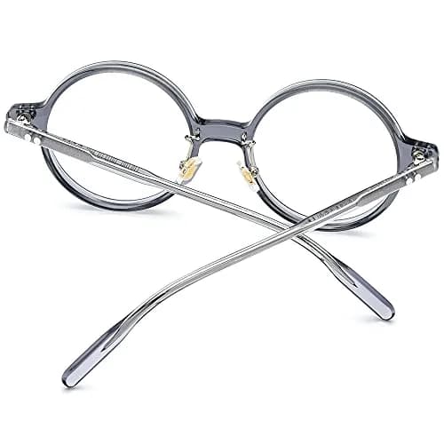 HEPIDEM Vintage Round Optical Glasses Frame 50mm (24mm Bridge) | Authentic Acetate Eyewear Imported for India thumbnail 6