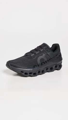 On Men's Cloudmonster Sneakers All Black Size 8 | Breathable Mesh Running Shoe thumbnail 3