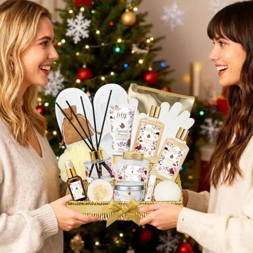 LILY ROY 17Pcs Spa Gift Set | Moisturizing Bath Basket for Women & Mom (17 Piece) thumbnail 8