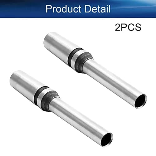 Auniwaig Taper Straight Shank Hollow Bit Tool 8mm Paper Punch Drill for Hole Puncher Punching Machine 2PCS | Durable Steel, 40mm Length, Suitable for Paper & Leather thumbnail 4
