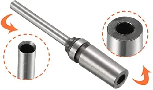 Auniwaig Taper Straight Shank Hollow Bit Tool 8mm Paper Punch Drill for Hole Puncher Punching Machine 2PCS | Durable Steel, 40mm Length, Suitable for Paper & Leather thumbnail 5