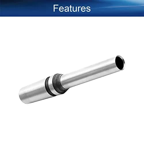 Auniwaig Taper Straight Shank Hollow Bit Tool 8mm Paper Punch Drill for Hole Puncher Punching Machine 2PCS | Durable Steel, 40mm Length, Suitable for Paper & Leather thumbnail 3