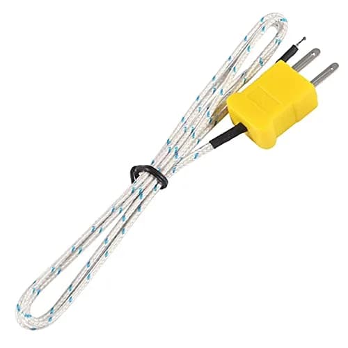 UMLIFE 1M K Type Mini-Connector Thermocouple Temperature Probe Sensor -50~700°C | Compatible with TM902C/ TES1310, 6 pcs thumbnail 4