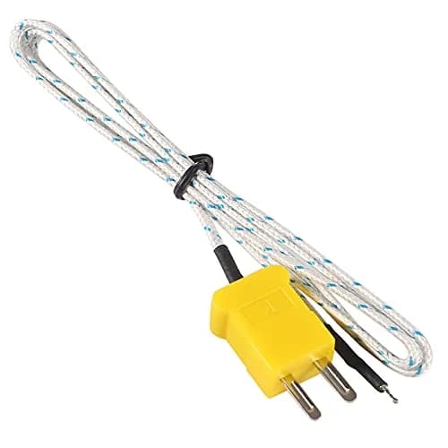 UMLIFE 1M K Type Mini-Connector Thermocouple Temperature Probe Sensor -50~700°C | Compatible with TM902C/ TES1310, 6 pcs thumbnail 3