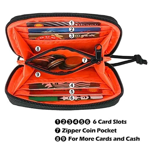 RE ROUGH ENOUGH Wallet for Teen Boy Men with Lanyard, RFID Card Holder, Black | Detachable Neck & RFID Shield thumbnail 3
