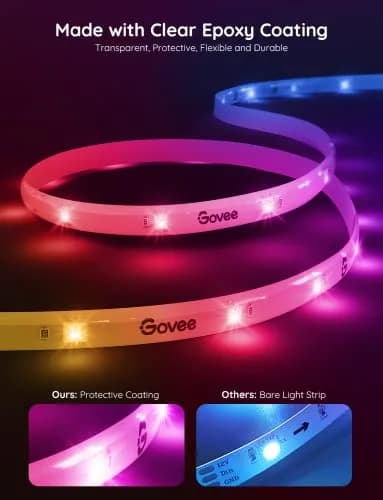 Govee RGBIC LED Strip Lights 5m (16.4ft) | Work with Alexa & Google Assistant, Music Sync thumbnail 6