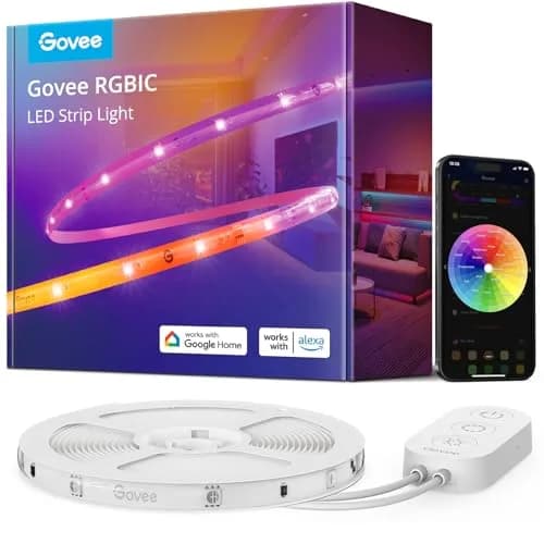 Govee RGBIC LED Strip Lights 5m (16.4ft) | Work with Alexa & Google Assistant, Music Sync thumbnail 1