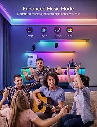 Govee RGBIC LED Strip Lights 5m (16.4ft) | Work with Alexa & Google Assistant, Music Sync thumbnail 3