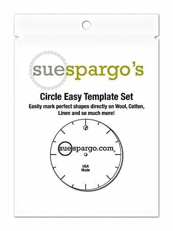 Sue Spargo Circles Easy Creative Stitching Templates Set - 9 Piece Set, 1"-3" Diameters | Classic Quilting & Sewing Tools thumbnail 2