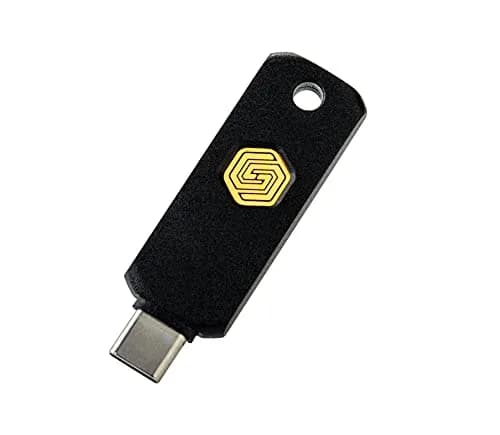 GoTrust Idem Key C USB-C Security Key with NFC & FIDO2 L2 Certified | 16mm x 50mm x 5mm thumbnail 1