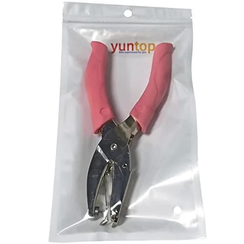 yuntop Pink Single Hole Paper Punch 1.5mm (1/16 inch) | Effortless Crafting Tool thumbnail 7