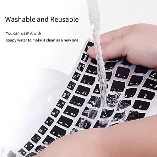 CaseBuy Black Silicone Keyboard Cover Skin for Dell Latitude 3440-2022 Laptops, 14" (35.56 cm) thumbnail 8