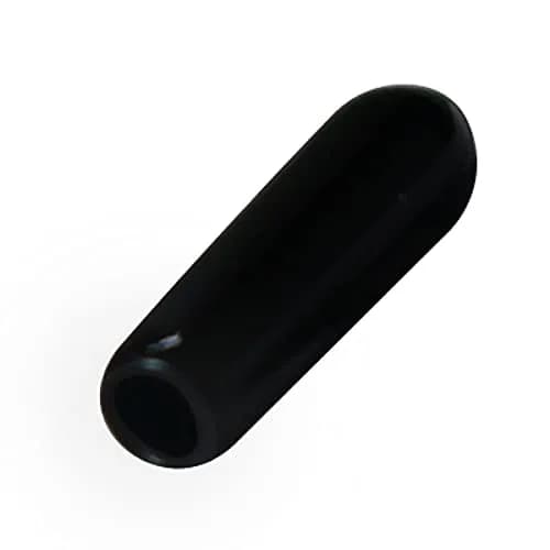 yuntop Black Flexible Rubber End Caps for 5mm-5.5mm Pipes, 50 Count | Protects Threads, Tubes & Rods thumbnail 2