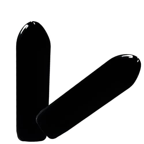 yuntop 50pcs Black Rubber End Caps for 3mm-3.5mm Tubing | Protects Threads & Rods thumbnail 3