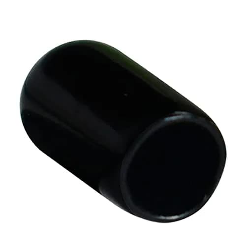 yuntop 50pcs Black Rubber End Caps for 8mm-8.5mm (5/16 Inch) Screws, Tubes, Pipes | Protective Thread Covers thumbnail 2