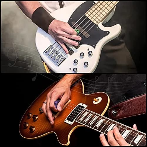 Maasechs Sublimation Blank Guitar Pick Set, 0.46mm, 0.71mm, 0.96mm | Customizable Aluminum Picks for Guitar & Bass thumbnail 4