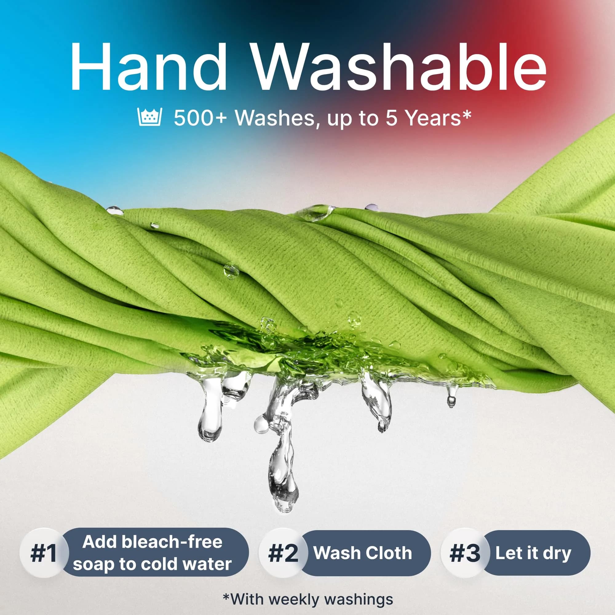 Koala Lifestyle Microfiber Cleaning Cloths - Black & Green, 12 Pack - view 4