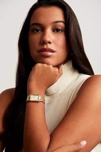 Anne Klein Women's Leather Strap Watch, AK/3752 | Elegant Analog Watch with Roman Numerals thumbnail 3