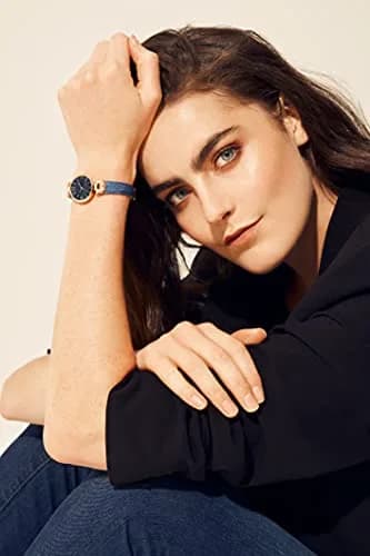 Anne Klein Women's Leather Strap Watch 26mm Blue Dial Water-Resistant thumbnail 2