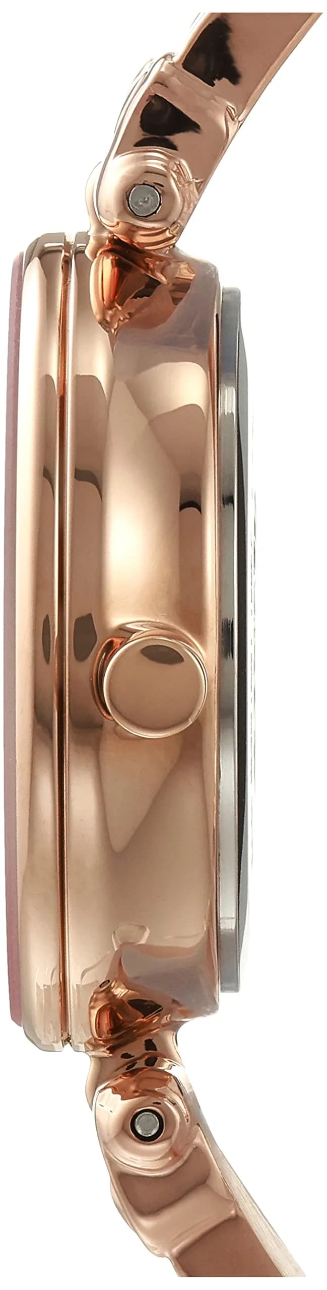 Anne Klein Women's Rose Gold-Tone Bangle Watch with Diamond Dial | 28mm Case - view 2