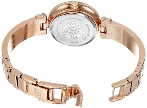 Anne Klein Women's Rose Gold-Tone Bangle Watch with Diamond Dial | 28mm Case thumbnail 3