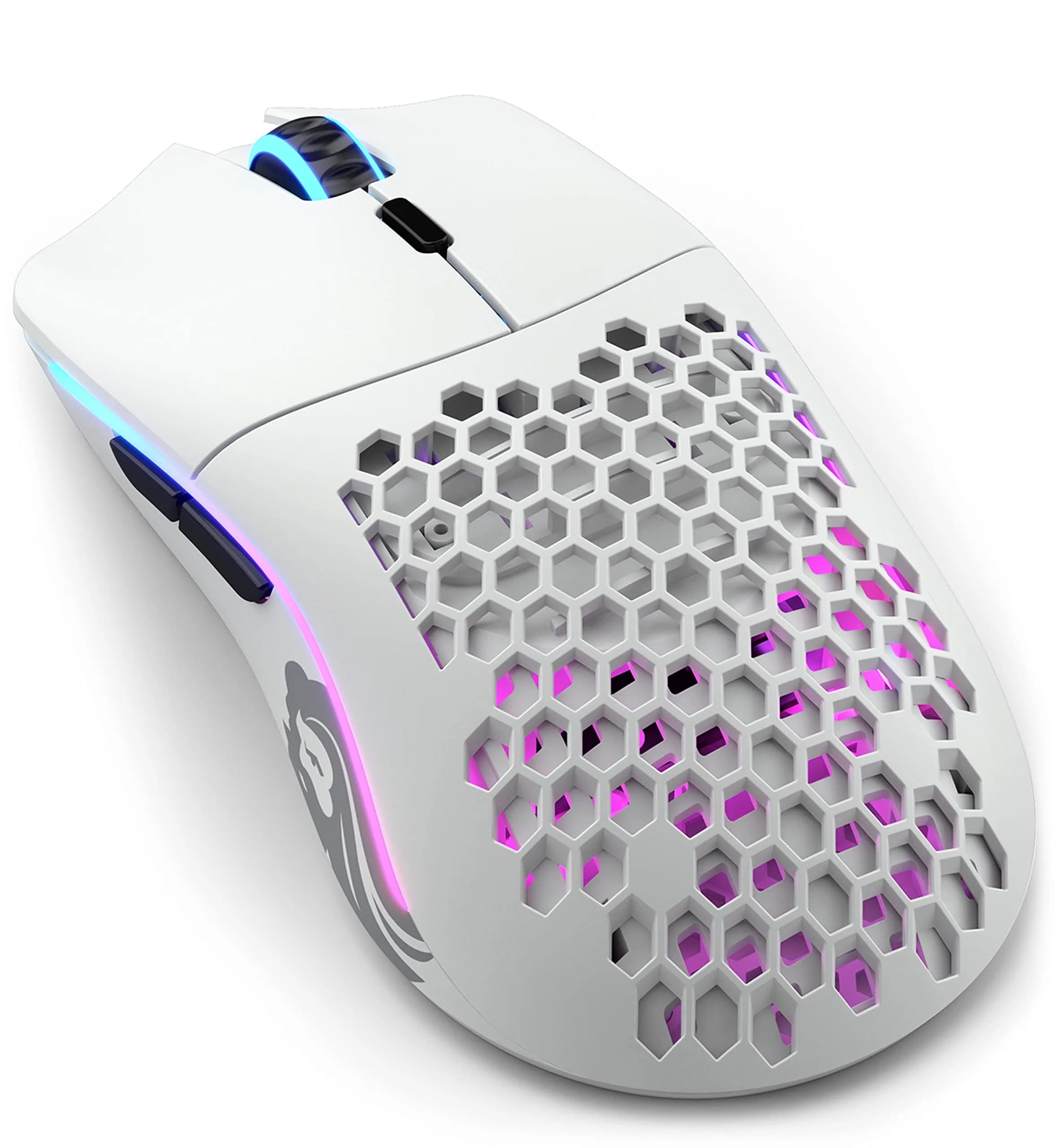GLORIOUS Model O Classic Wireless Gaming Mouse (Black) | 69g Ultralight, 19K DPI, 100M Click Switches — White / Model O (Ambidextrous)