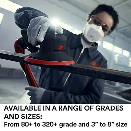 3M Xtract Net Disc 710W 120+ Grit Ceramic 3 inch (76.2 mm) Hook and Loop Sanding Discs, Pack of 50 | Virtually Dust-Free for Metal, Wood, Composites thumbnail 7