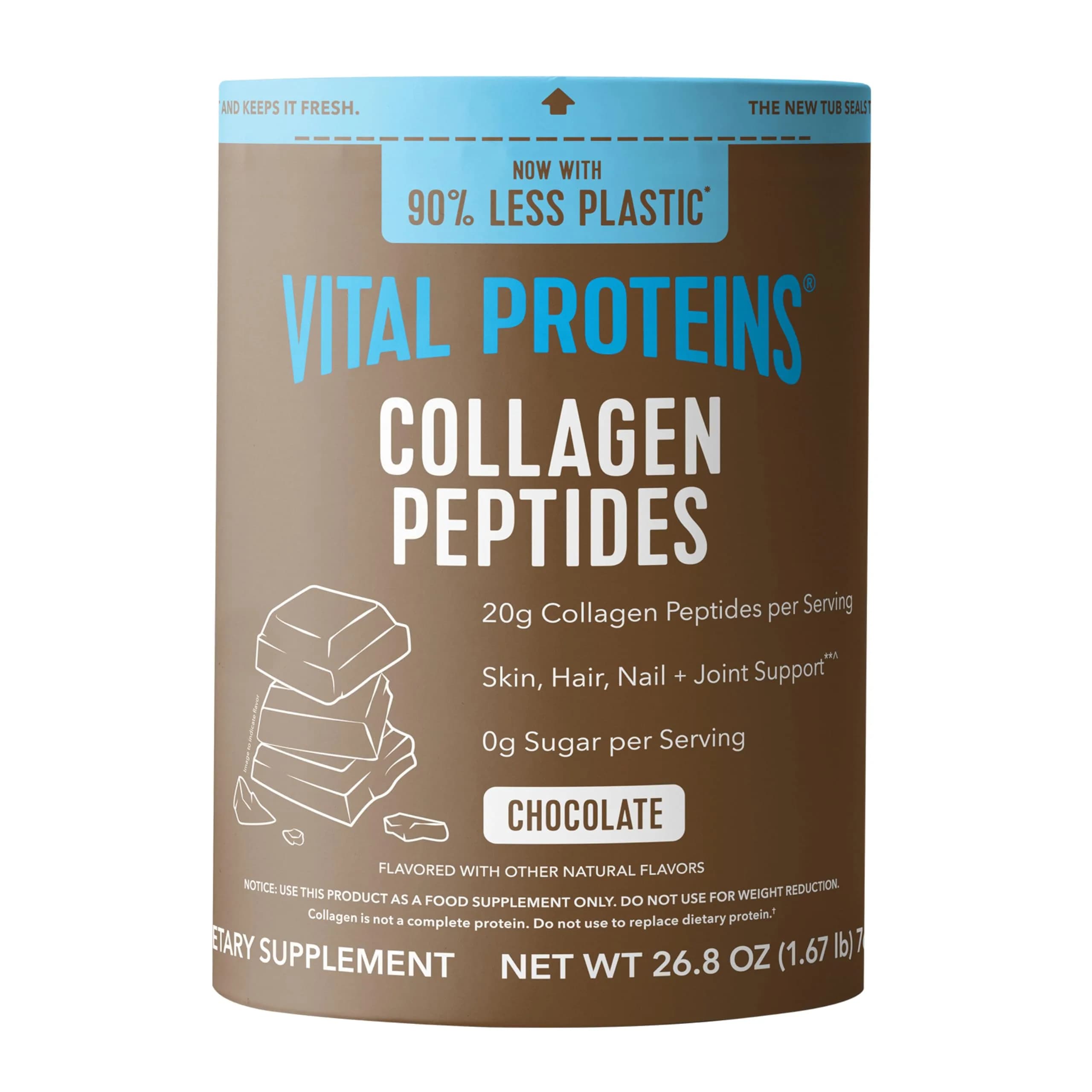 Vital Proteins Collagen Peptides Powder Unflavored | Hydrolyzed Collagen for Skin, Hair, Nails & Joints - main product image